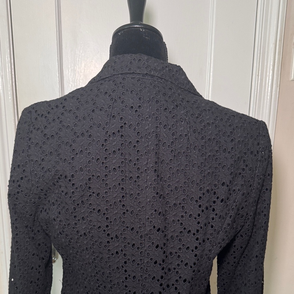 Rafaella Black Textured Women's Blazer Size 8 NWT - Picture 4 of 15